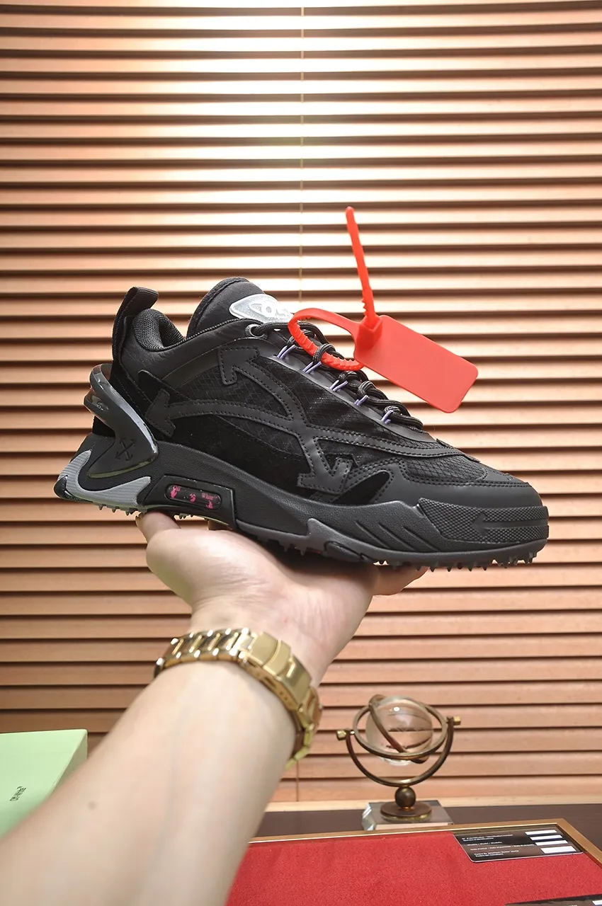 Men's men's shoes💰660💶【off-white】👫 Original one-to-one replica, high-end quality🥳The latest model has not been listed on the official website yet, the top version. Fabric: Imported open-edge beaded laminated leather Lining: Imported breathable mesh Outsole: New material imported TPU combination sole Male 38-44 (customized at 45)